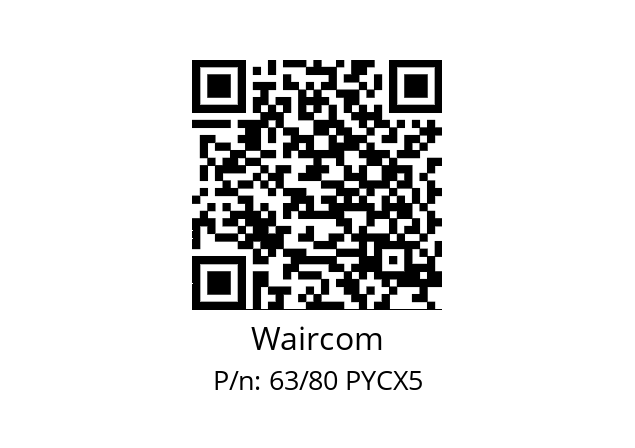   Waircom 63/80 PYCX5