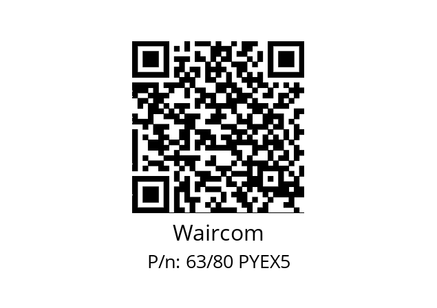   Waircom 63/80 PYEX5