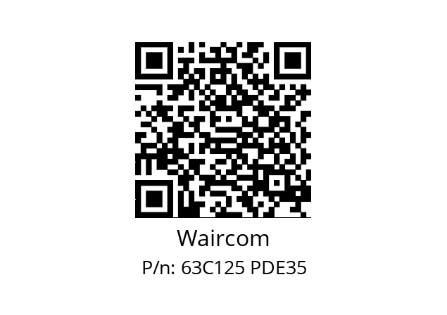   Waircom 63C125 PDE35