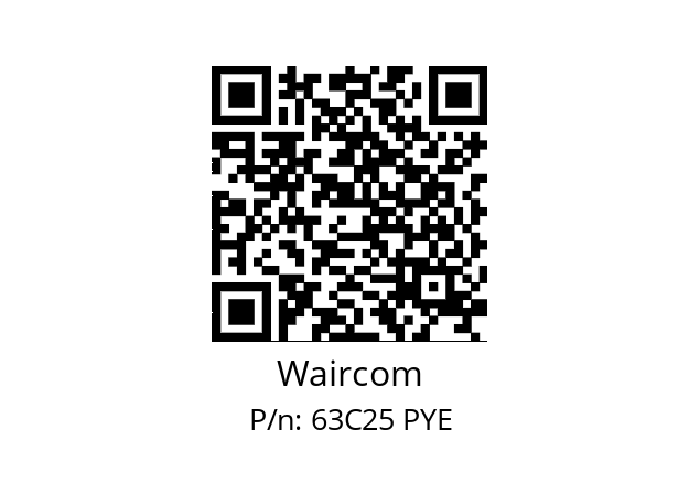   Waircom 63C25 PYE