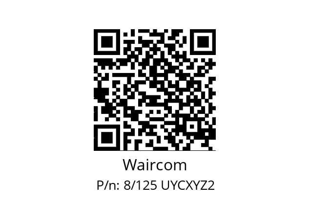   Waircom 8/125 UYCXYZ2