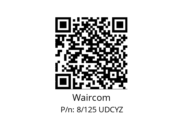   Waircom 8/125 UDCYZ