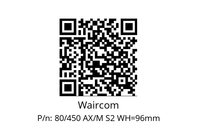   Waircom 80/450 AX/M S2 WH=96mm