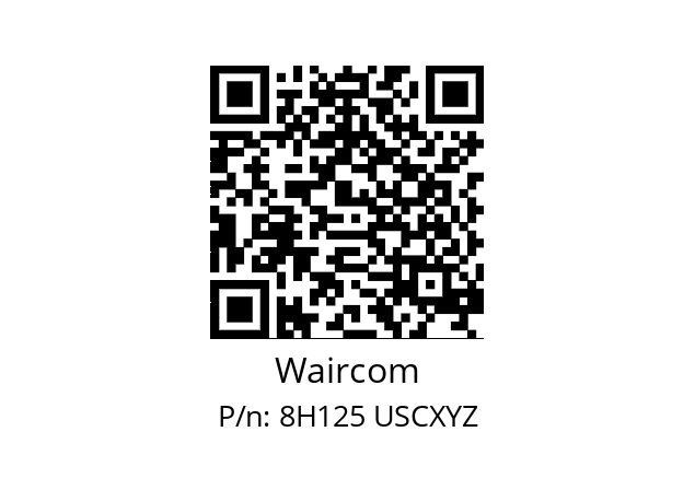   Waircom 8H125 USCXYZ