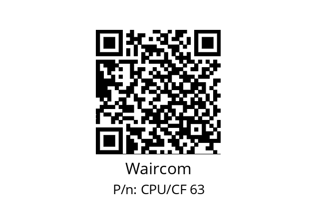   Waircom CPU/CF 63