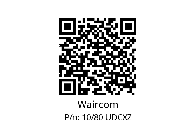   Waircom 10/80 UDCXZ