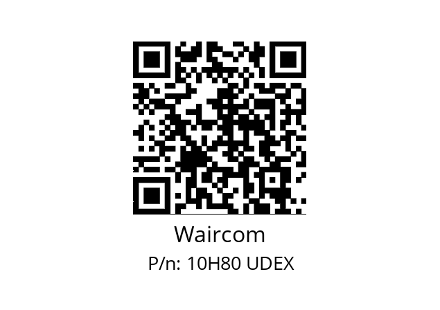   Waircom 10H80 UDEX