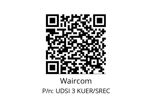   Waircom UDSI 3 KUER/SREC