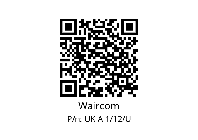   Waircom UK A 1/12/U