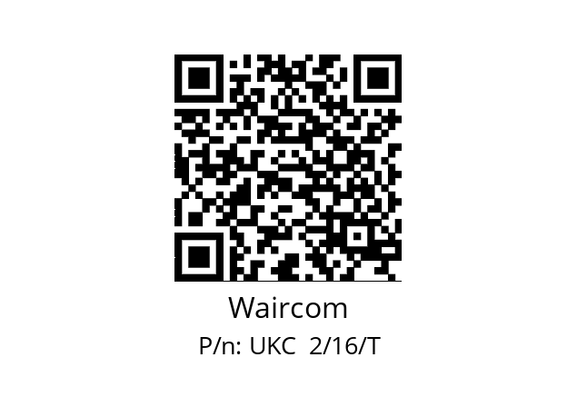   Waircom UKC  2/16/T