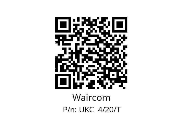   Waircom UKC  4/20/T