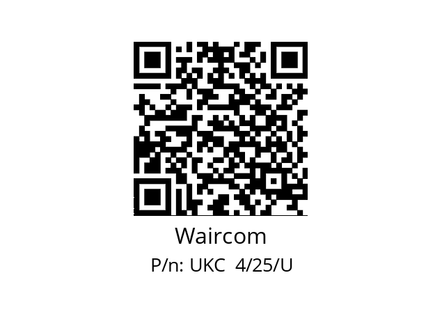   Waircom UKC  4/25/U