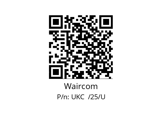   Waircom UKC  /25/U