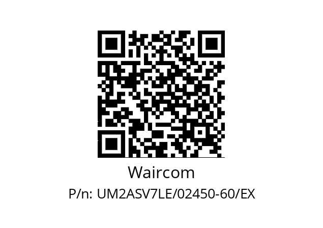   Waircom UM2ASV7LE/02450-60/EX