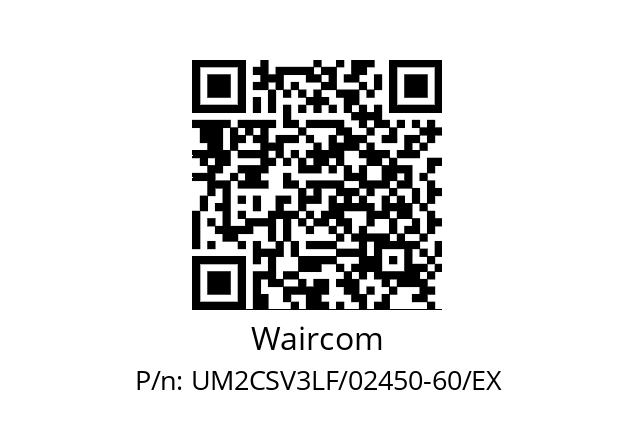   Waircom UM2CSV3LF/02450-60/EX