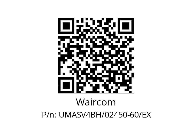   Waircom UMASV4BH/02450-60/EX