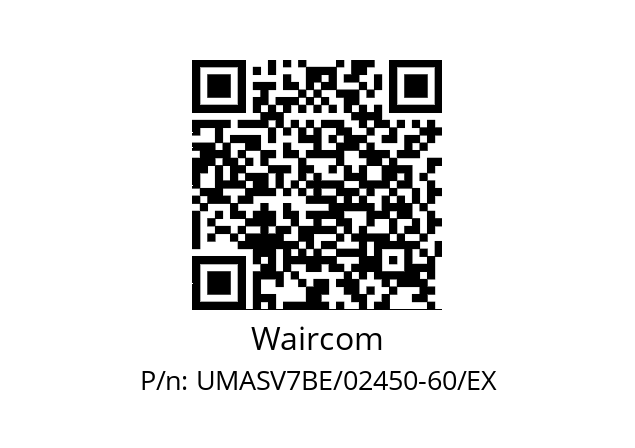   Waircom UMASV7BE/02450-60/EX