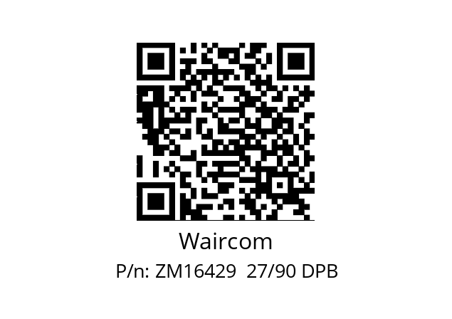   Waircom ZM16429  27/90 DPB