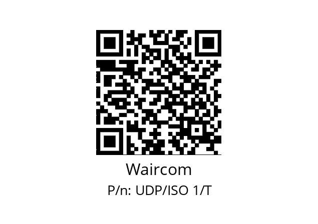   Waircom UDP/ISO 1/T