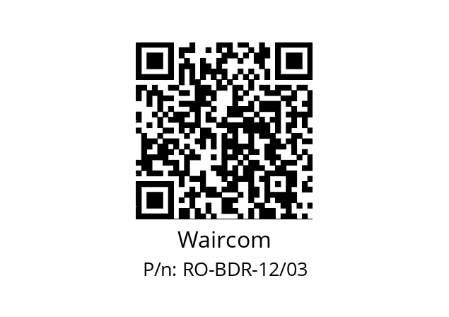   Waircom RO-BDR-12/03