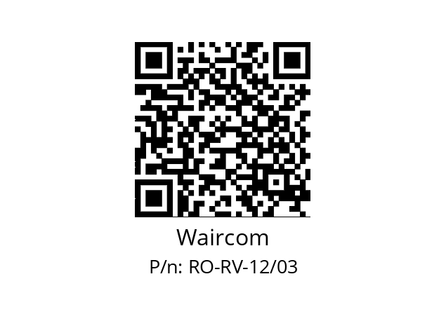   Waircom RO-RV-12/03