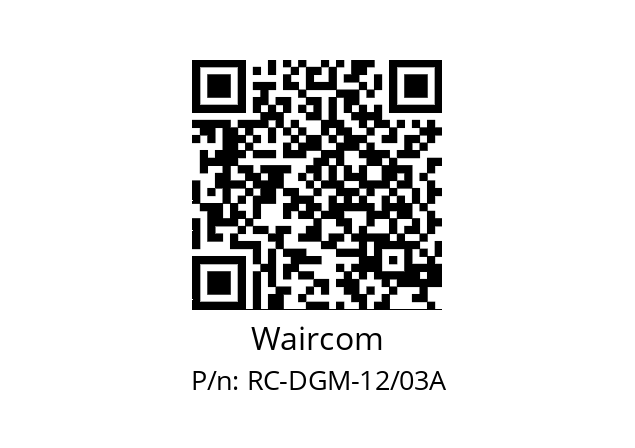   Waircom RC-DGM-12/03A