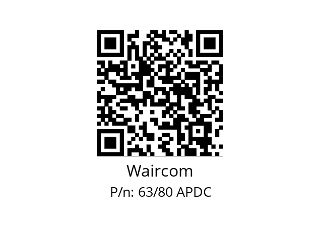   Waircom 63/80 APDC