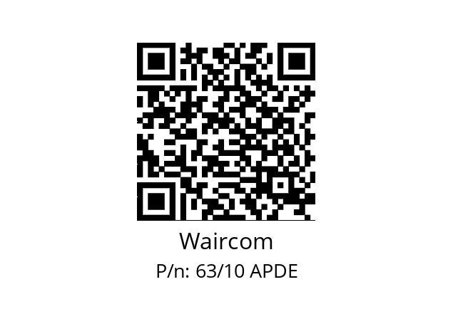   Waircom 63/10 APDE