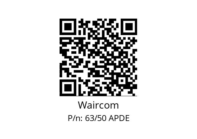   Waircom 63/50 APDE