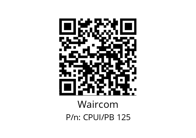   Waircom CPUI/PB 125