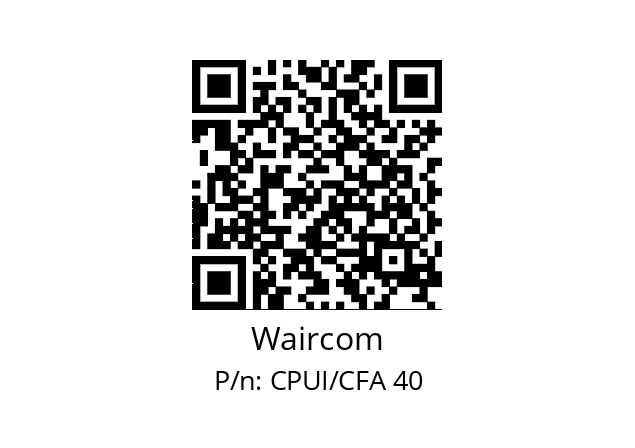   Waircom CPUI/CFA 40