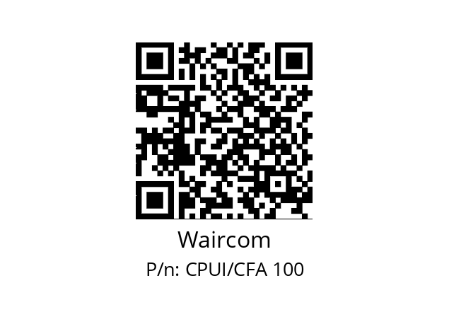   Waircom CPUI/CFA 100