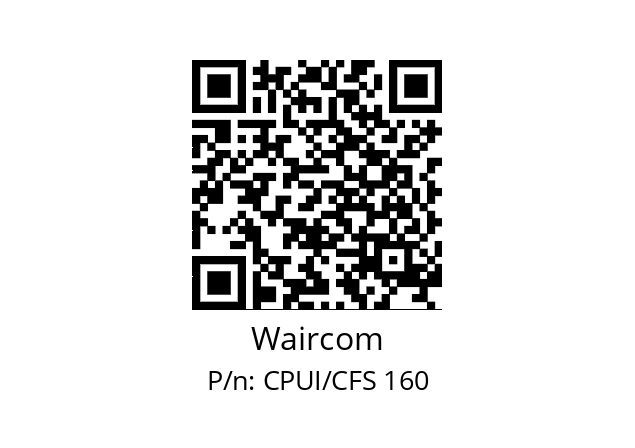   Waircom CPUI/CFS 160