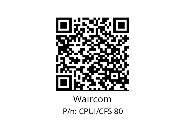   Waircom CPUI/CFS 80