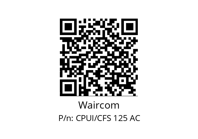   Waircom CPUI/CFS 125 AC