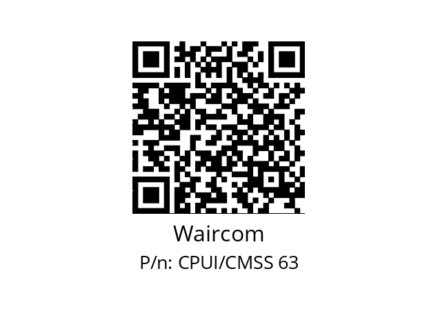   Waircom CPUI/CMSS 63