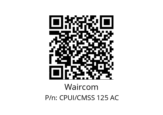   Waircom CPUI/CMSS 125 AC