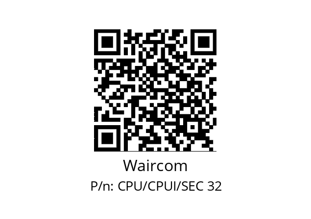   Waircom CPU/CPUI/SEC 32