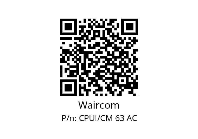   Waircom CPUI/CM 63 AC