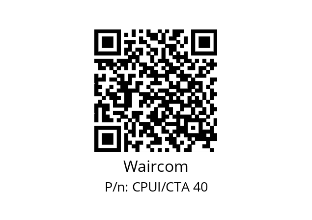   Waircom CPUI/CTA 40