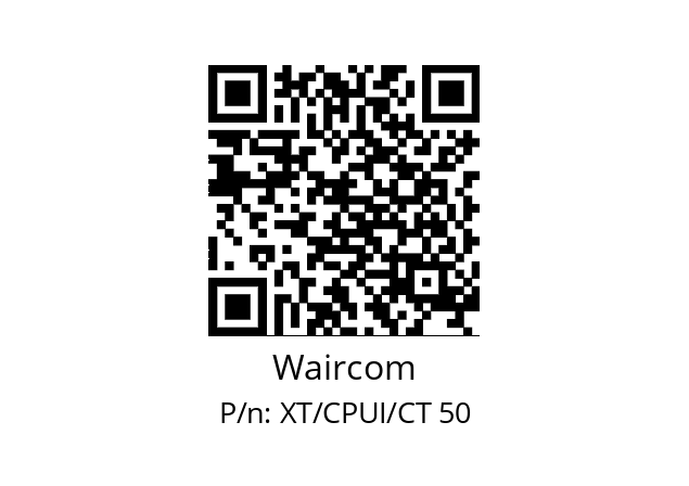   Waircom XT/CPUI/CT 50