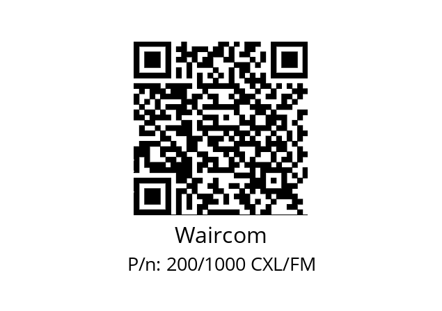   Waircom 200/1000 CXL/FM