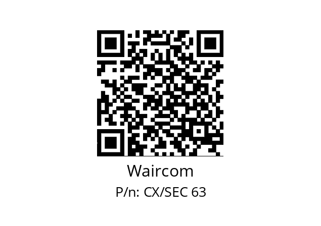   Waircom CX/SEC 63