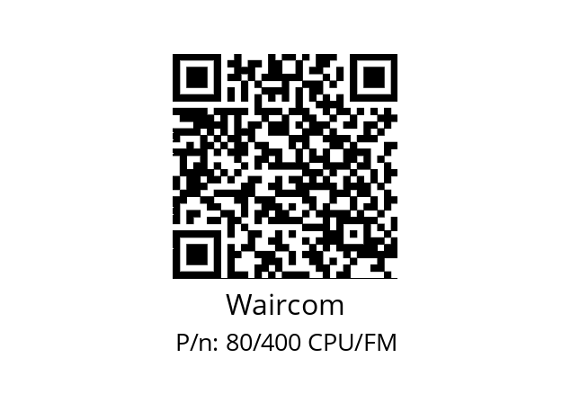   Waircom 80/400 CPU/FM