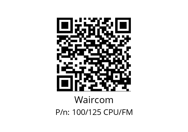   Waircom 100/125 CPU/FM