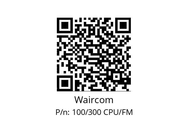   Waircom 100/300 CPU/FM