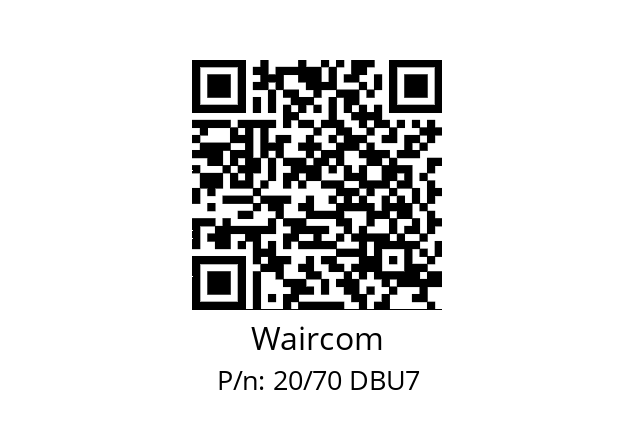   Waircom 20/70 DBU7