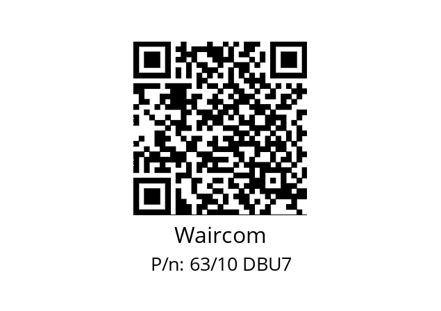   Waircom 63/10 DBU7