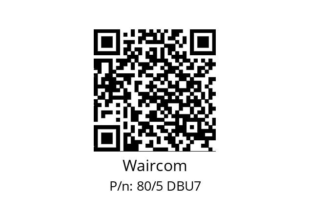   Waircom 80/5 DBU7