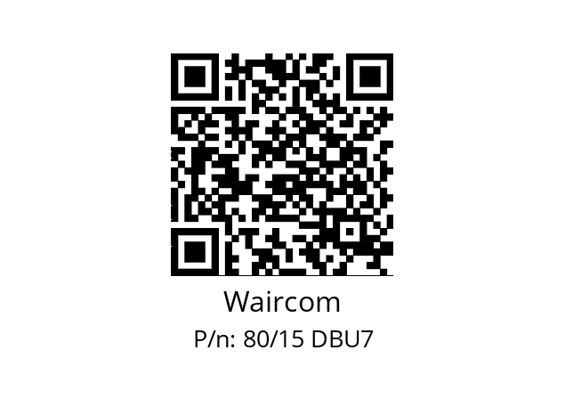   Waircom 80/15 DBU7